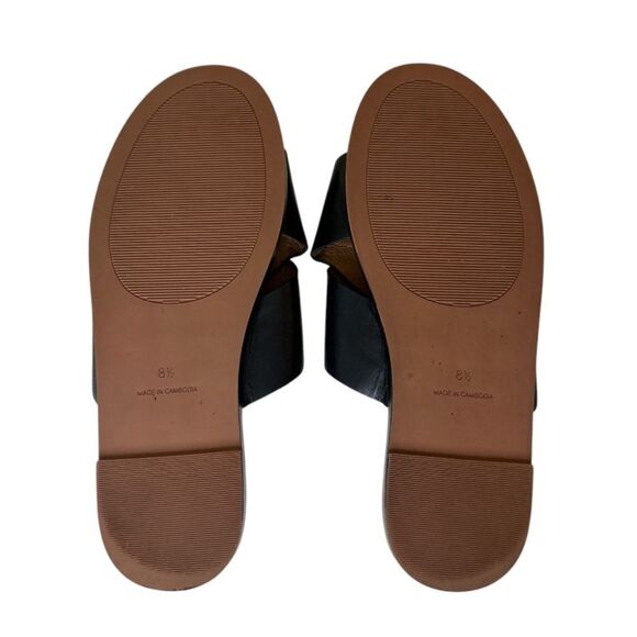 MADEWELL Black Crisscross Slide Sandals - Picture 10 of 10